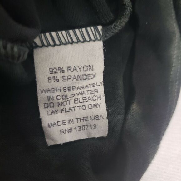 Art Of Cloth Womens Top Small 3/4 Sleeve High Low Cut Out Back Multicolor - Picture 7 of 7